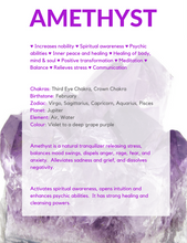 Load image into Gallery viewer, Crystal Stone Healing 7 pc Raw Chakra Set