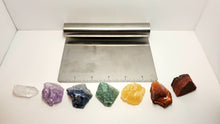 Load image into Gallery viewer, Complete Raw Chakra Crystal Stone Set with Palo Santo Smudging Stick