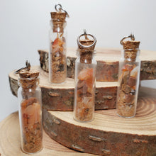 Load image into Gallery viewer, Carnelian - Glass Bottle - Pendant/Necklace