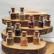 Load image into Gallery viewer, Witches Herbs - Apothecary - Glass Bottles Set- 10 pc - Miniature