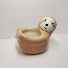 Load image into Gallery viewer, Sammy the Sloth Ceramic Animal Succulent Planter Pot
