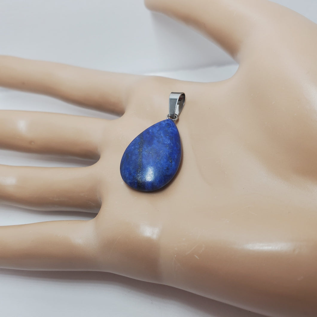 Lapis Lazuli, Stone, Tear Drop Pendants and Necklaces