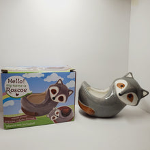 Load image into Gallery viewer, Roscoe The Raccoon Ceramic Animal Succulent Planter Pot
