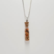 Load image into Gallery viewer, Carnelian - Glass Bottle - Pendant/Necklace
