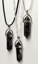 Load image into Gallery viewer, Larvikite - Double Point - Pendant/Necklace
