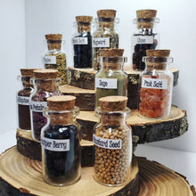 Load image into Gallery viewer, Witches Herbs - Apothecary - Glass Bottles Set- 10 pc
