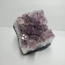 Load image into Gallery viewer, Rutilated Amethyst Crystal Cluster Geode Chunk
