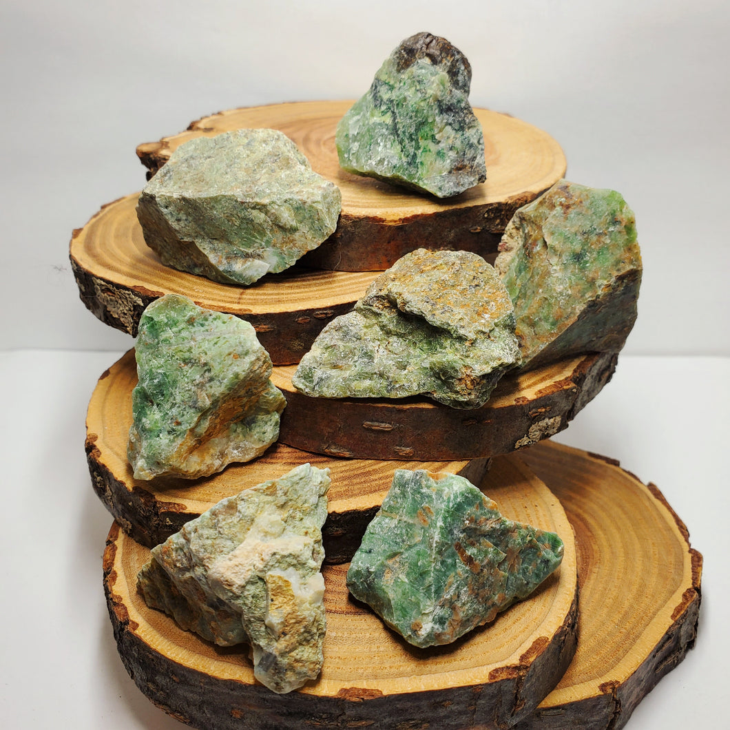 Raw Chrysoprase Crystal