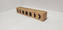 Load image into Gallery viewer, Reclaimed Oak Moon Phases Wooden Block Décor
